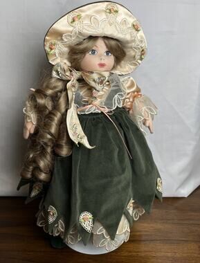 Robin Woods 17” Cloth Doll & Stand "Love" Poetry of Love Collection Painted Face